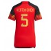België Jan Vertonghen #5 Voetbalkleding Thuisshirt Dames WK 2022 Korte Mouwen